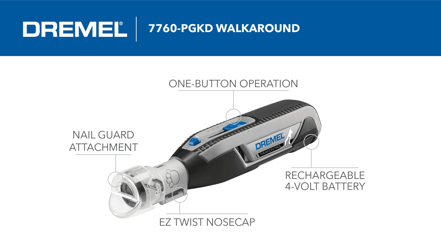 Dremel 7760-PGKD Deluxe Pet Nail Trimming Kit