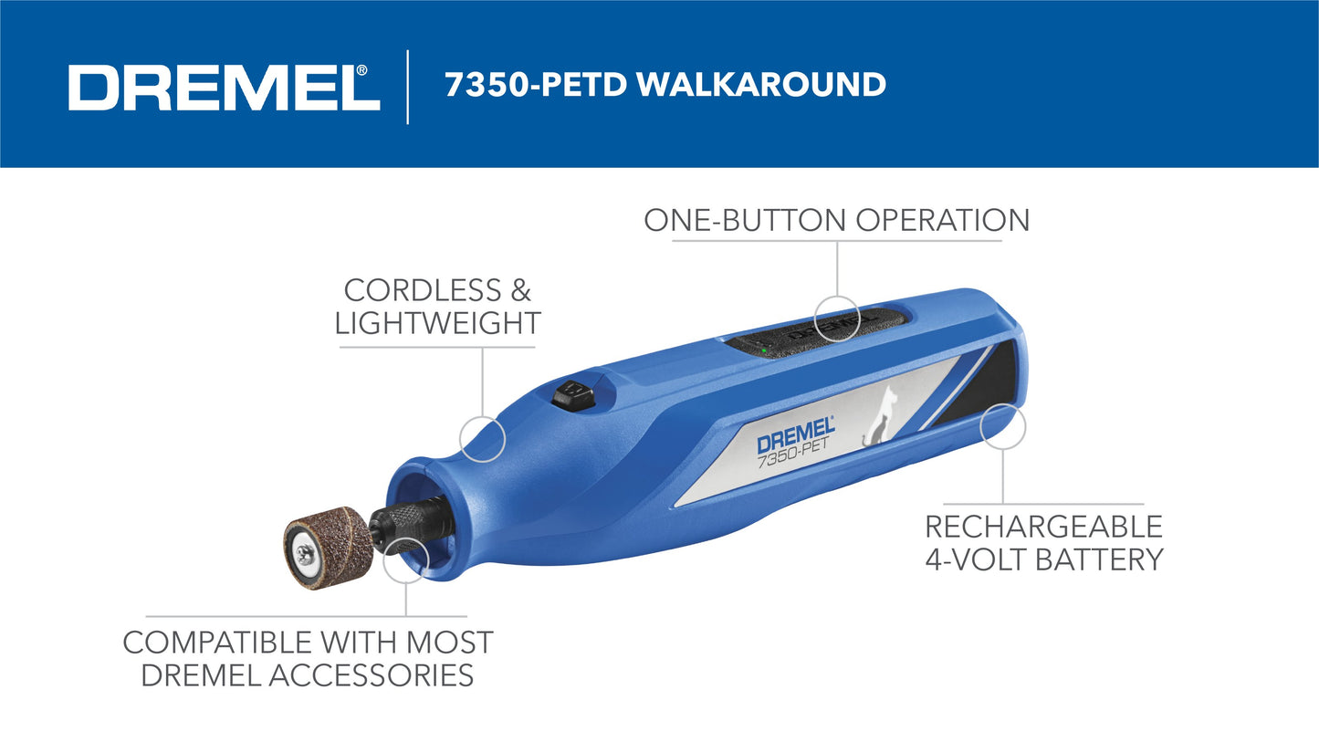 Dremel 7350-PETD Basic Pet Nail Trimming Kit