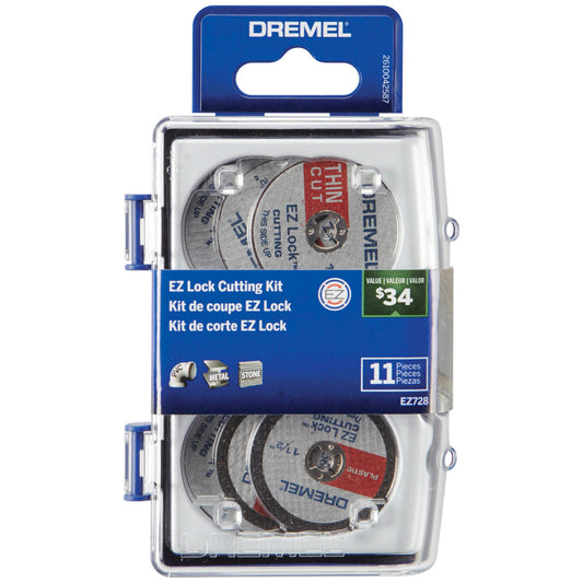 Dremel EZ728-01 11 PC EZ Lock™ Cutting Rotary Accessories Micro Kit